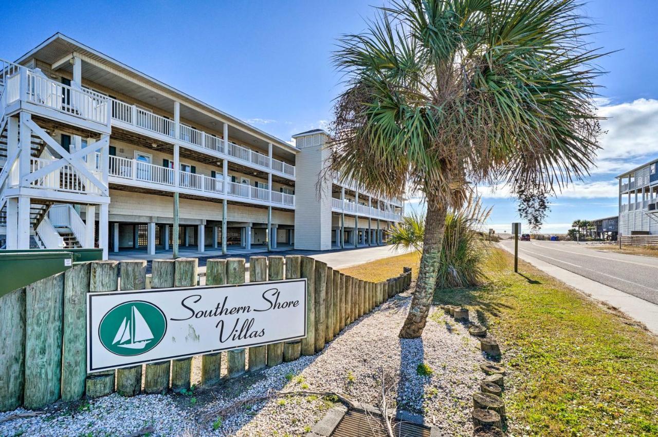 Oak Island Beachfront Condo With Community Pool Kültér fotó